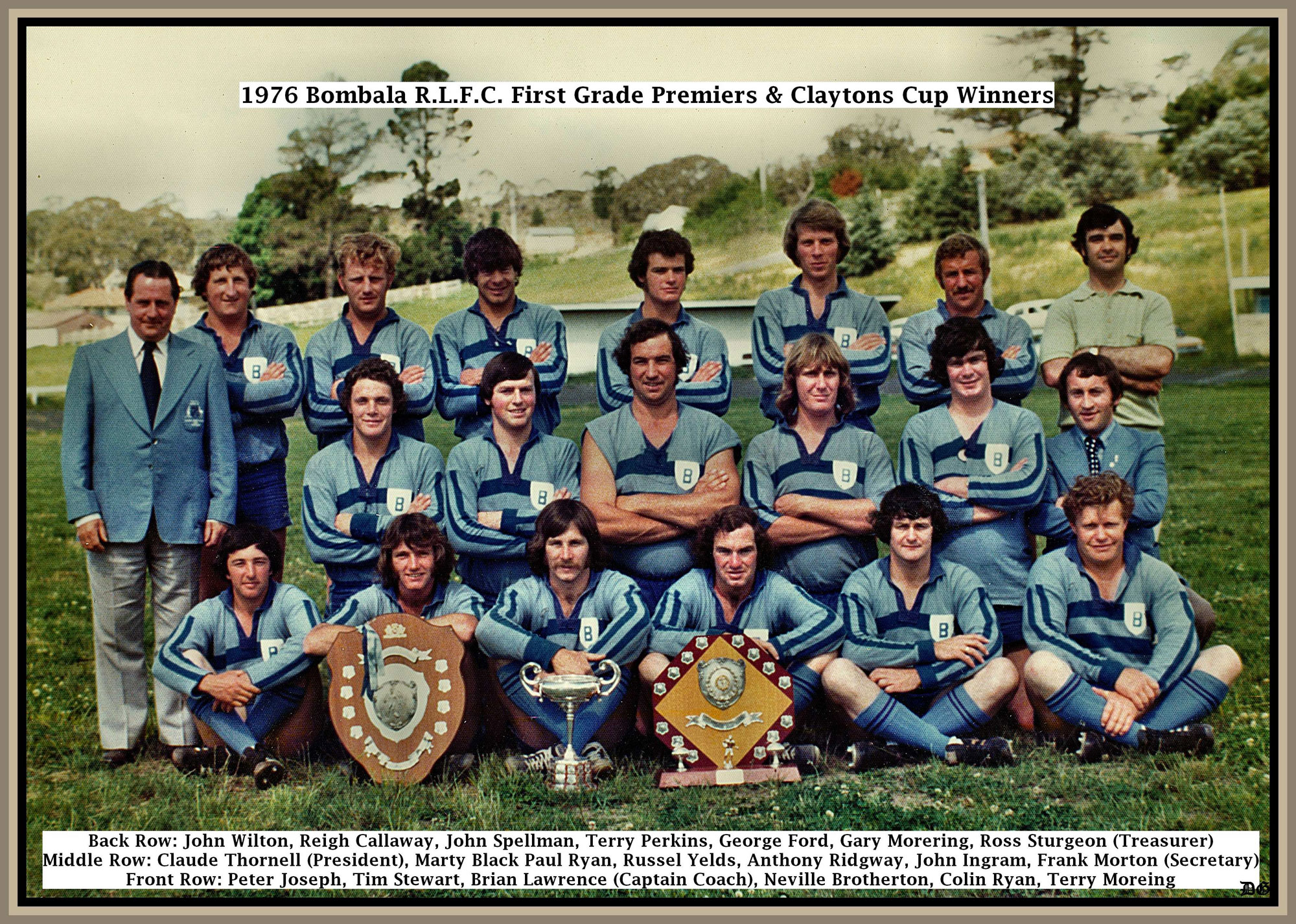 1976 Bombala clayton cup winners